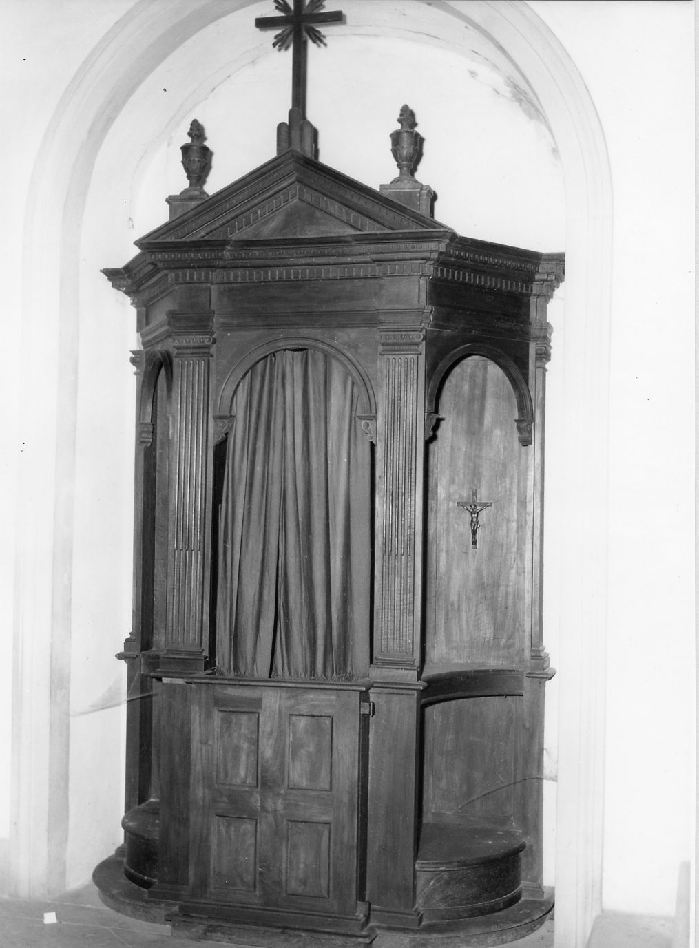 confessionale, coppia - bottega imolese (sec. XIX)