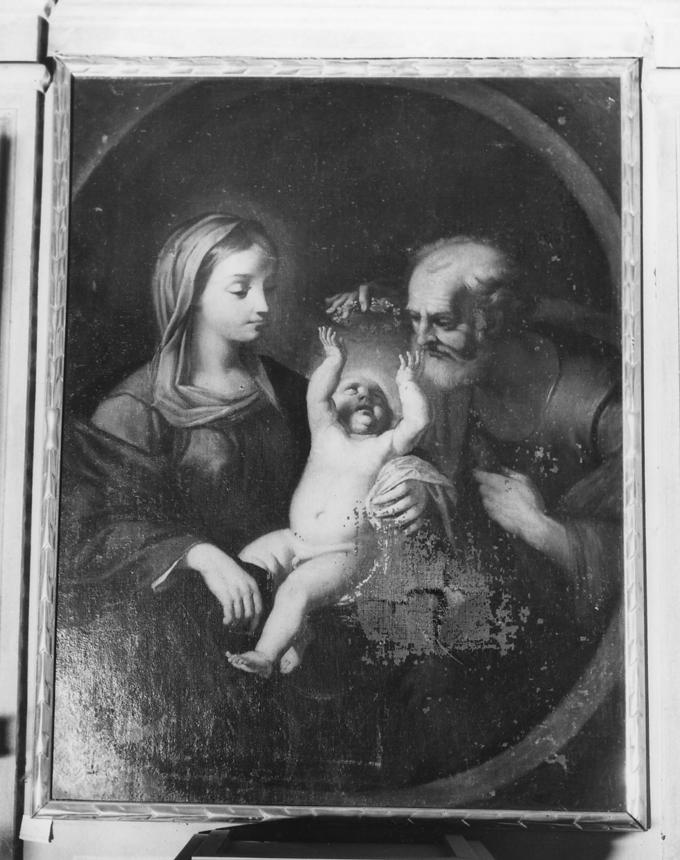Sacra Famiglia (dipinto) di Franceschini Marcantonio (attribuito) (seconda metà sec. XVII)