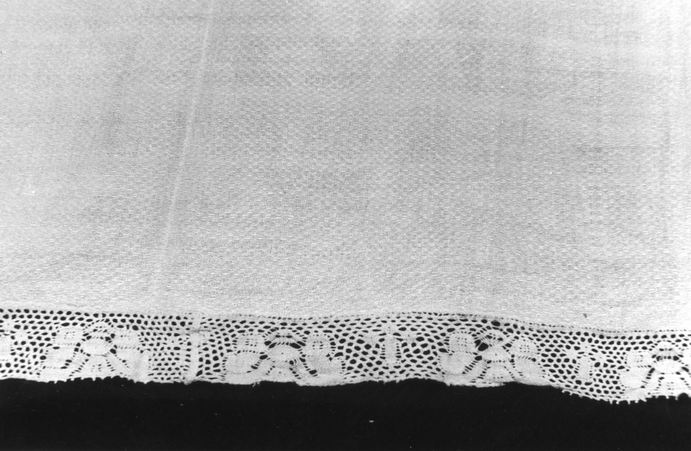 tovaglia da comunione - manifattura italiana (?) (secc. XVII/ XVIII)