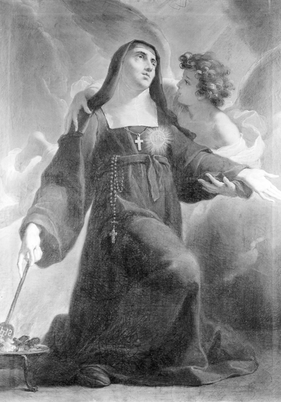 Santa Giovanna Francesca di Chantal (dipinto) di Gandolfi Ubaldo (sec. XVIII)