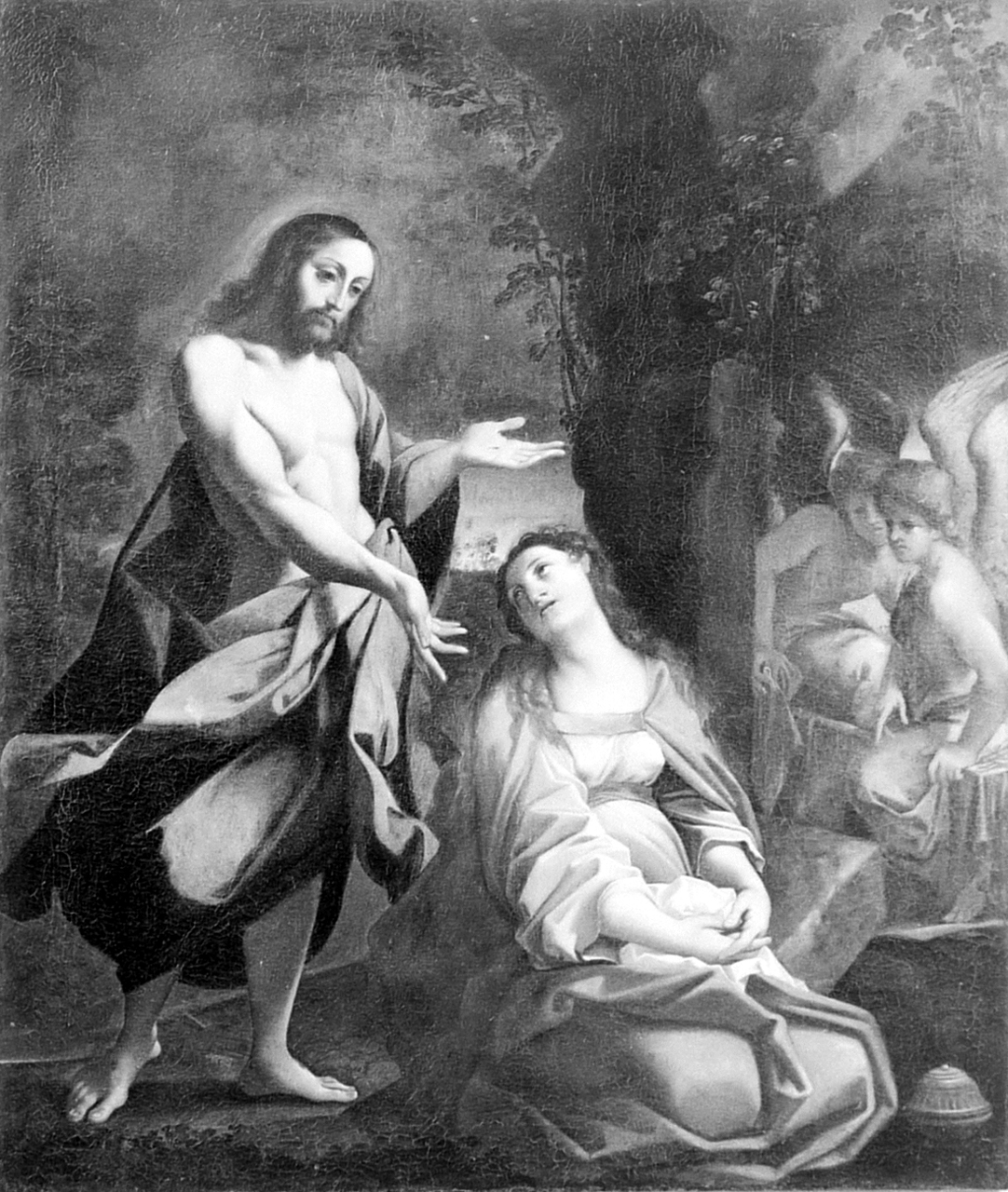 apparizione di Cristo risorto a Santa Maria Maddalena (dipinto) di Albani Francesco (attribuito) (primo quarto sec. XVII)