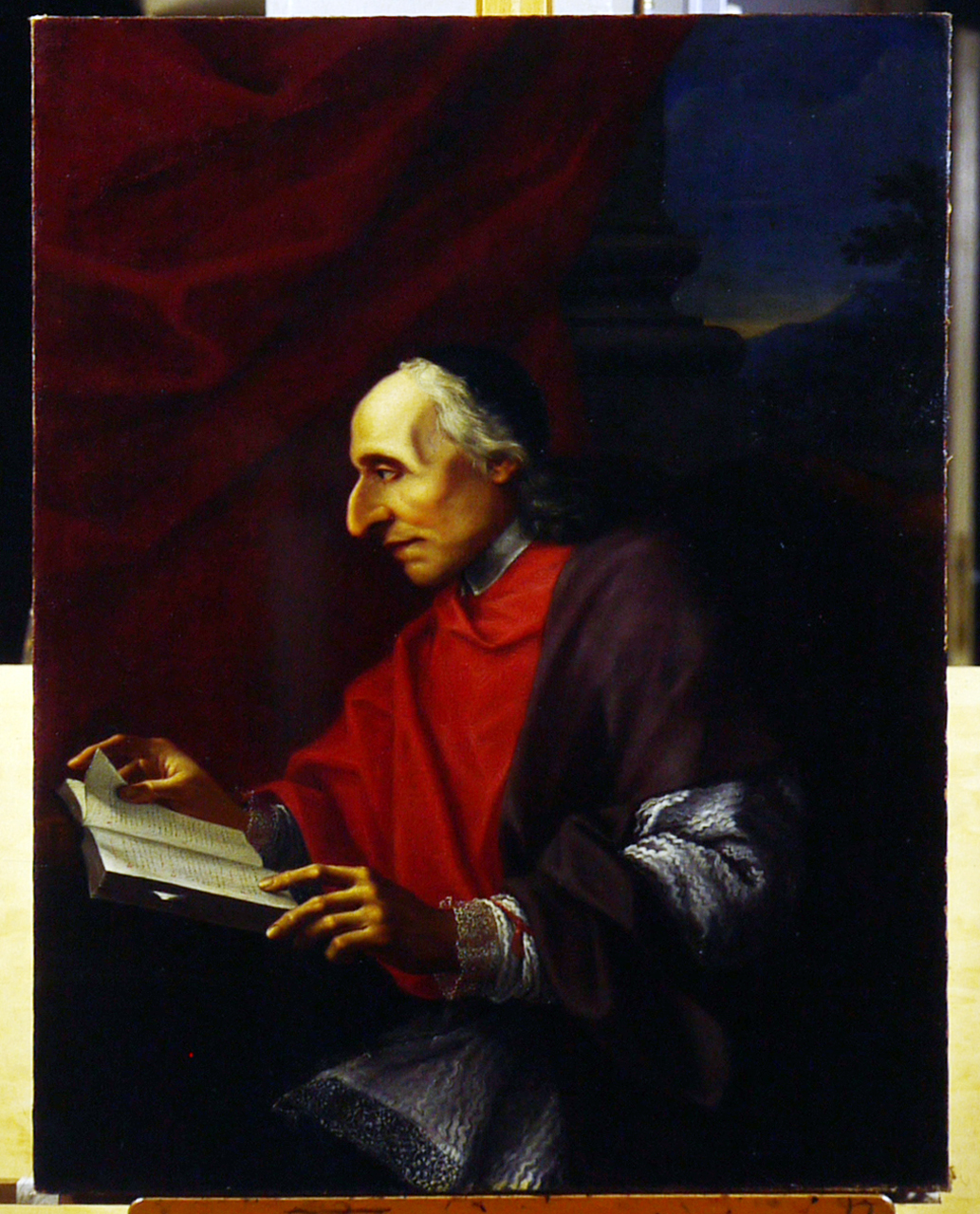 Ritratto del Canonico Giovanni Garzoni, ritratto d'uomo (dipinto) - ambito bolognese (inizio sec. XVIII)