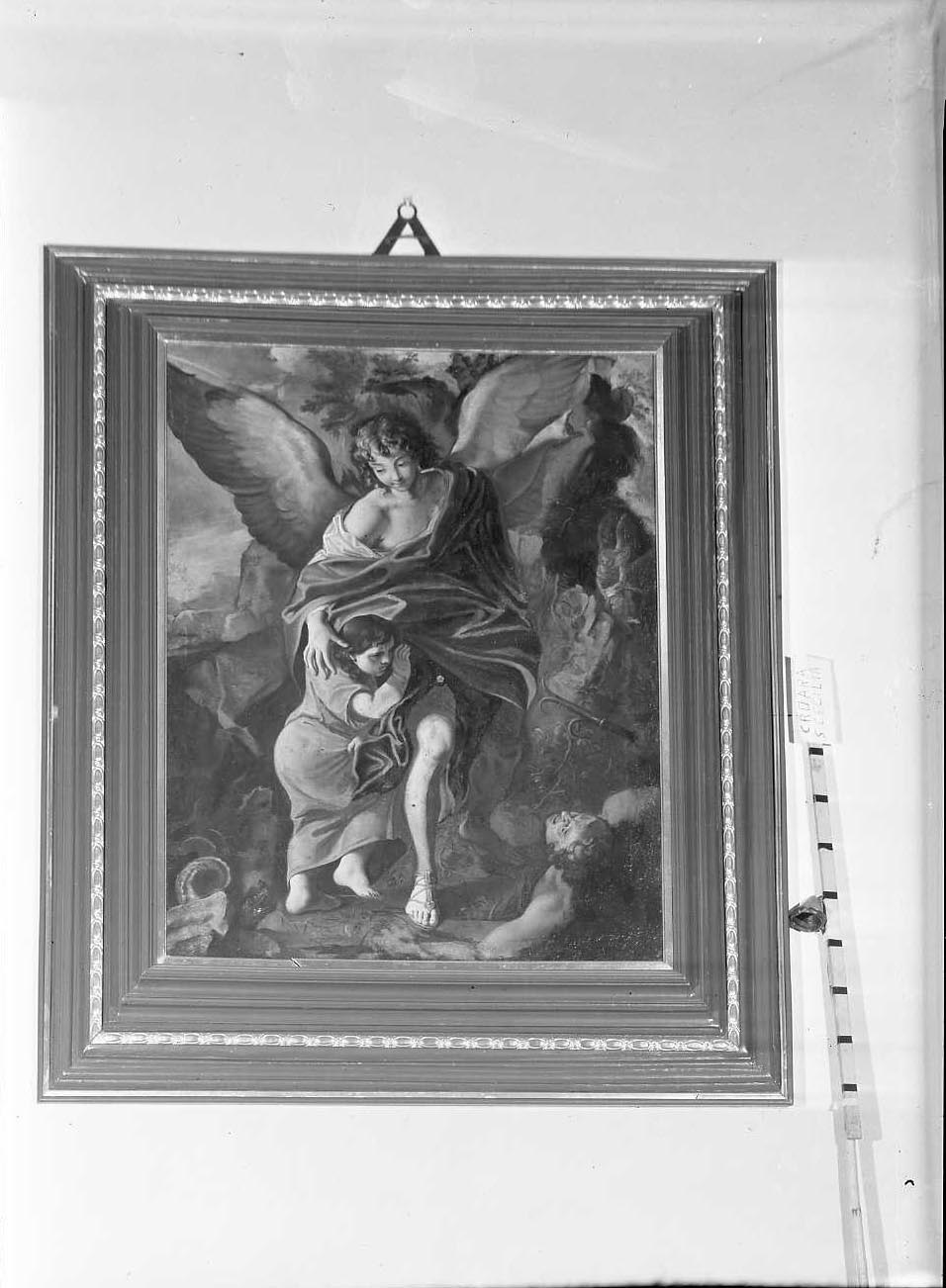 angelo custode (dipinto) - ambito bolognese (sec. XVIII)
