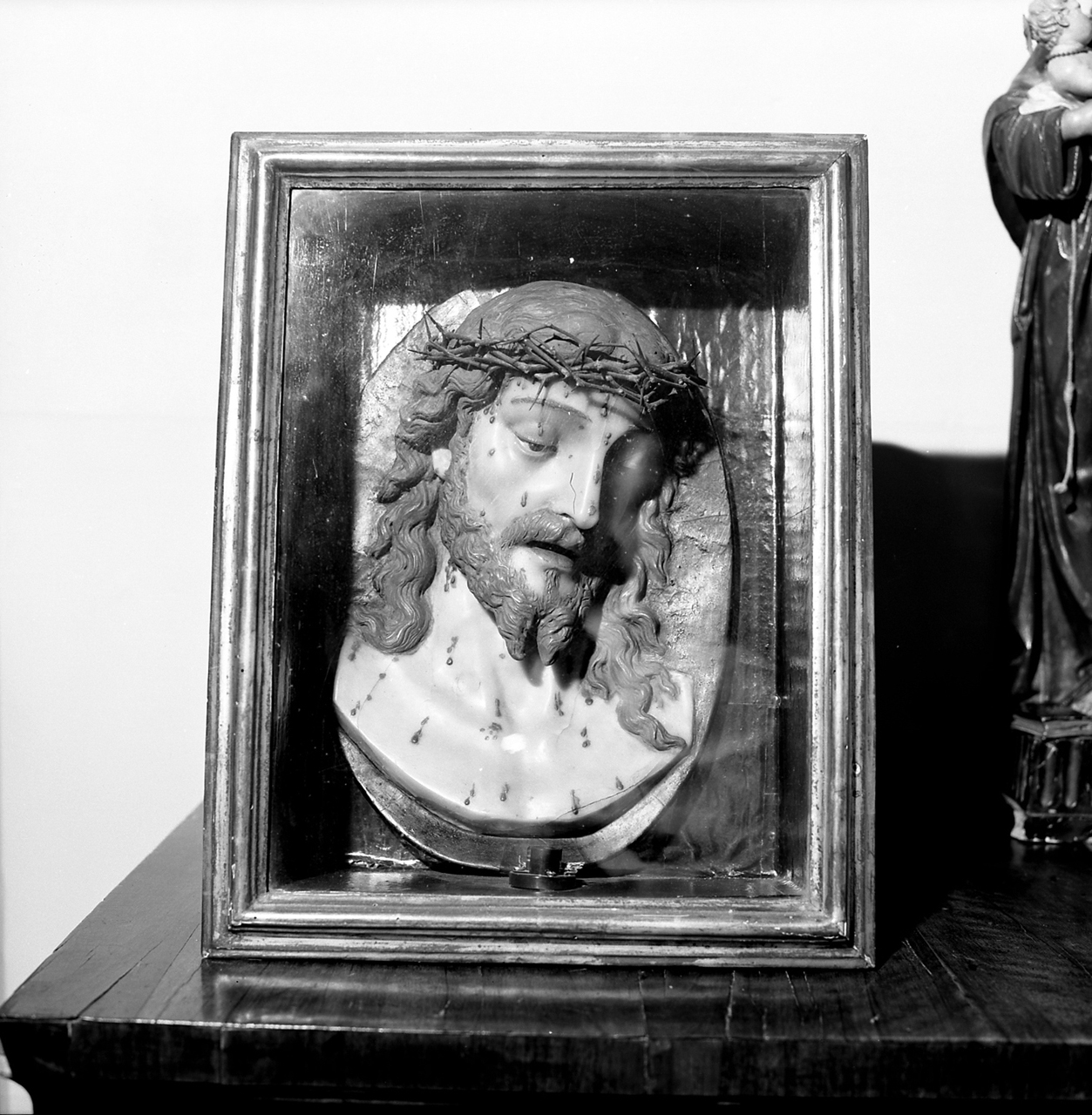 Cristo coronato di spine (rilievo) - bottega bolognese (sec. XVIII)