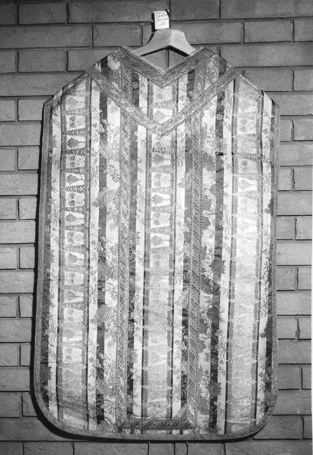 paramento liturgico, elemento d'insieme - manifattura emiliana (sec. XVIII)