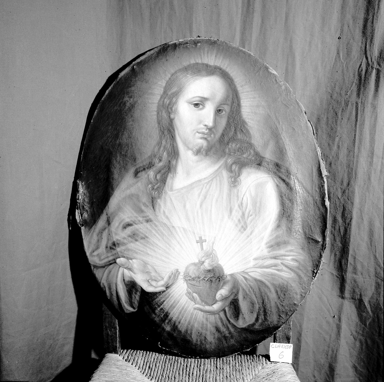 Sacro cuore di Gesù (dipinto) - ambito emiliano (sec. XIX)