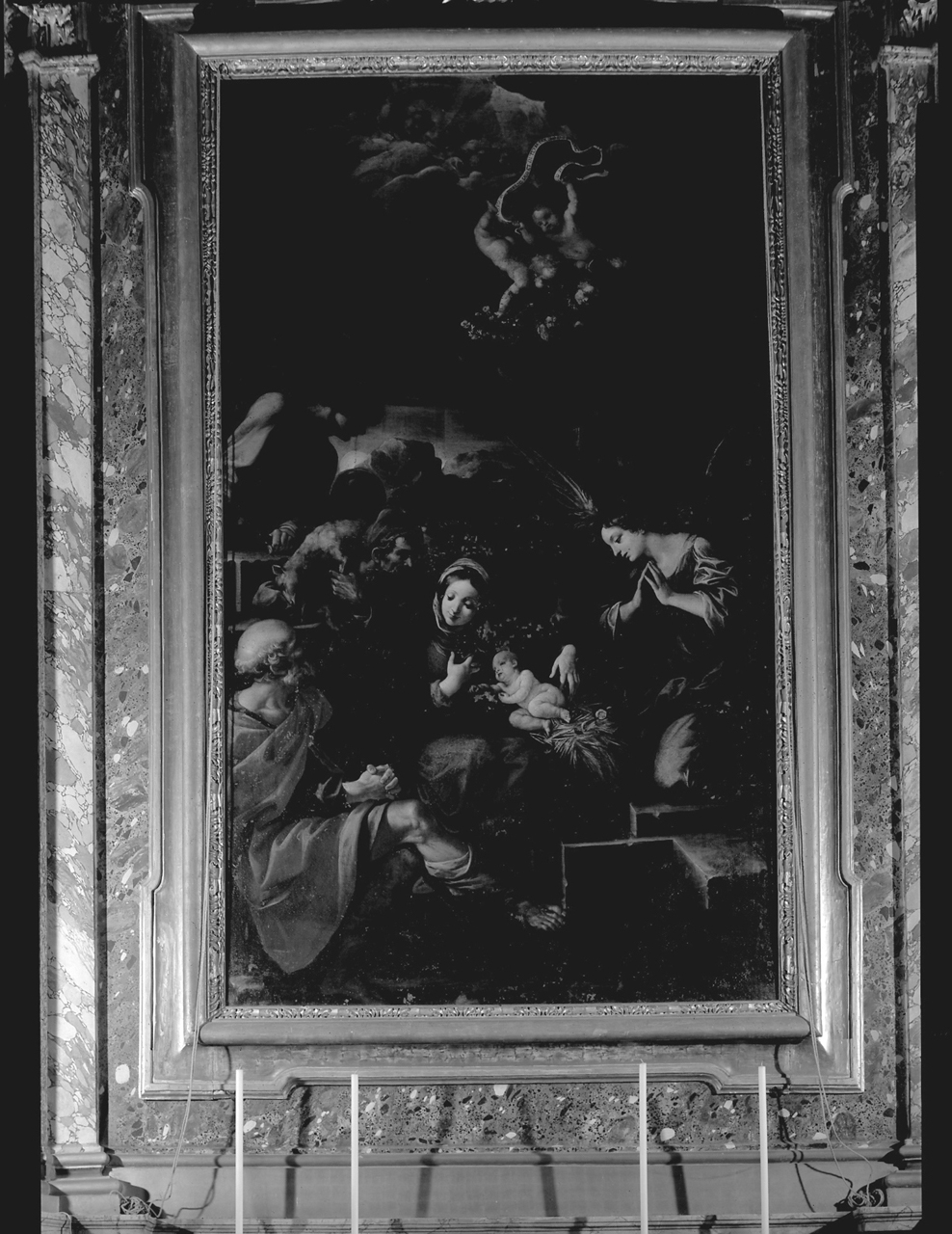 Natività di Gesù (dipinto) di Garbieri Lorenzo (sec. XVII)