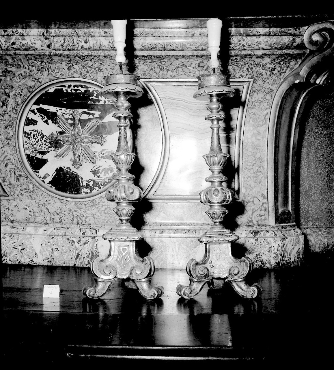 candeliere, serie - manifattura emiliana (sec. XVIII)