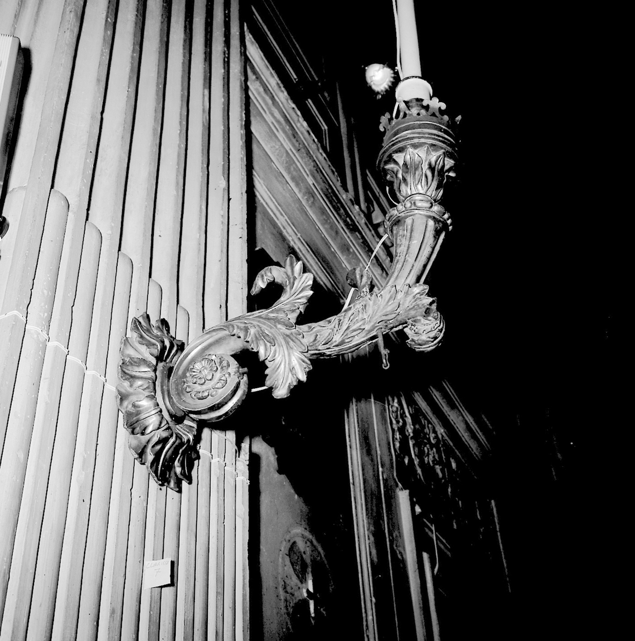 candeliere da parete, serie - manifattura emiliana (sec. XVIII)