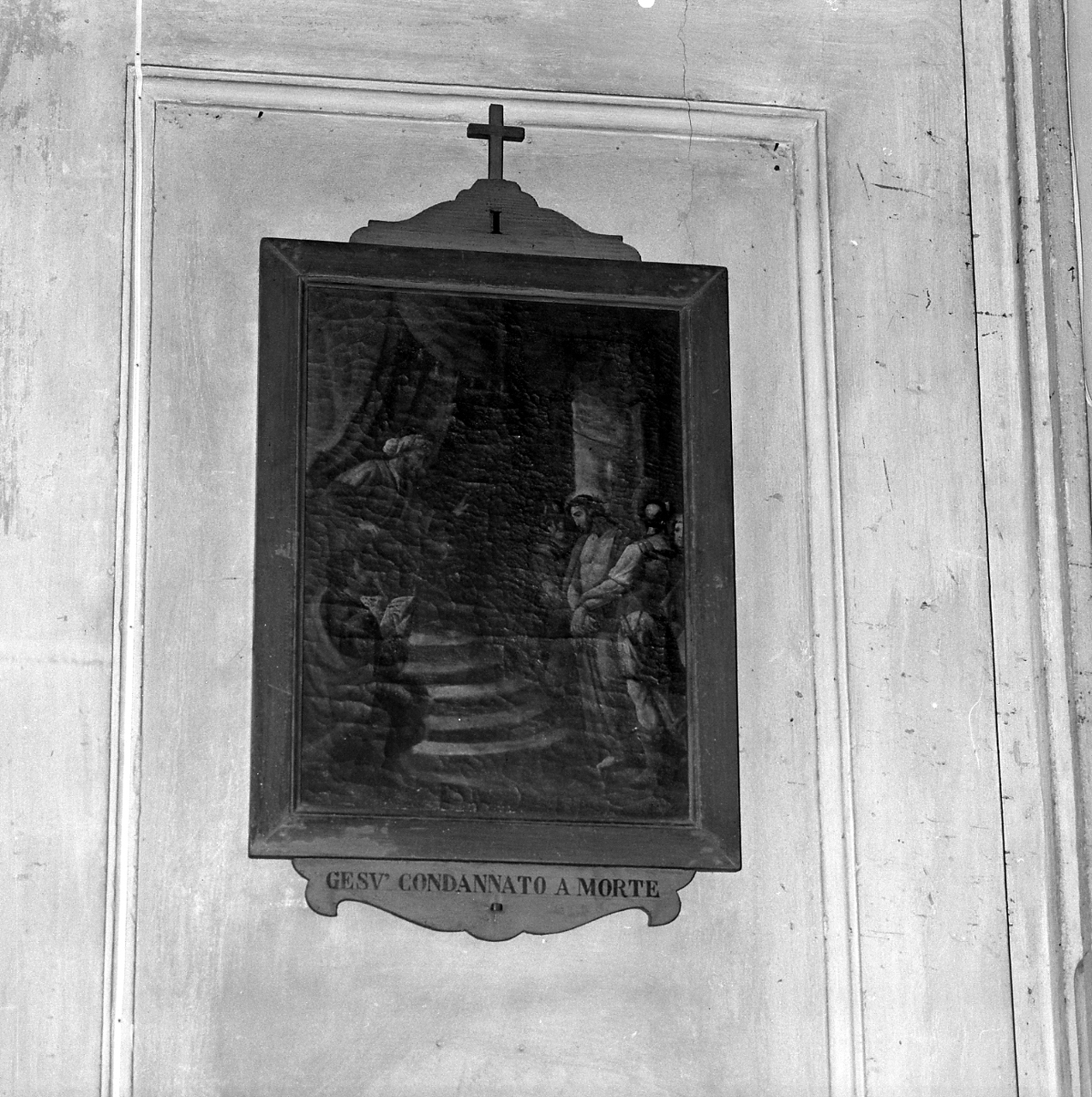 stazioni della via crucis (dipinto, insieme) - ambito emiliano (sec. XVIII)