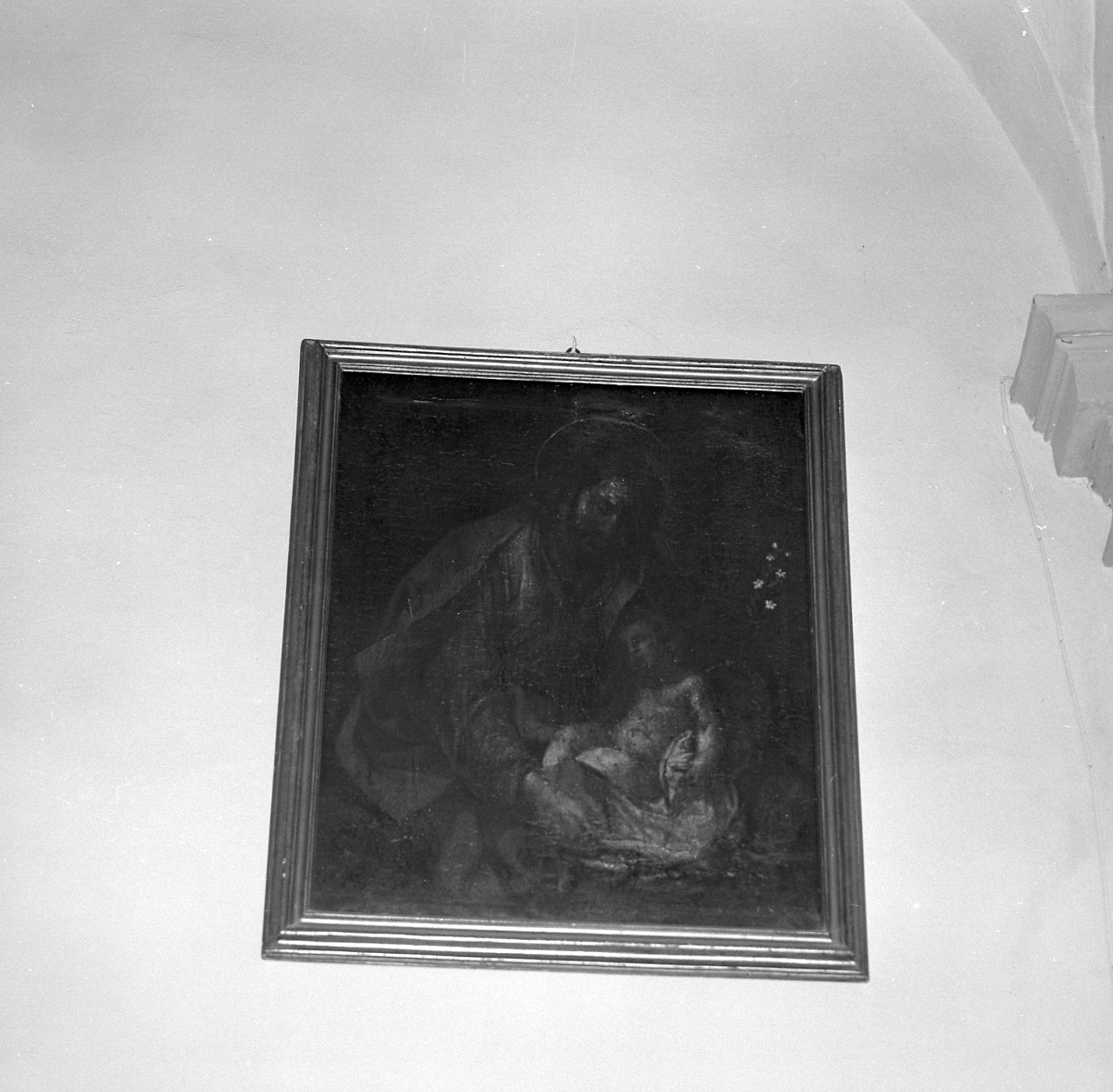 San Giuseppe e Gesù Bambino (dipinto) - ambito emiliano (sec. XVIII)