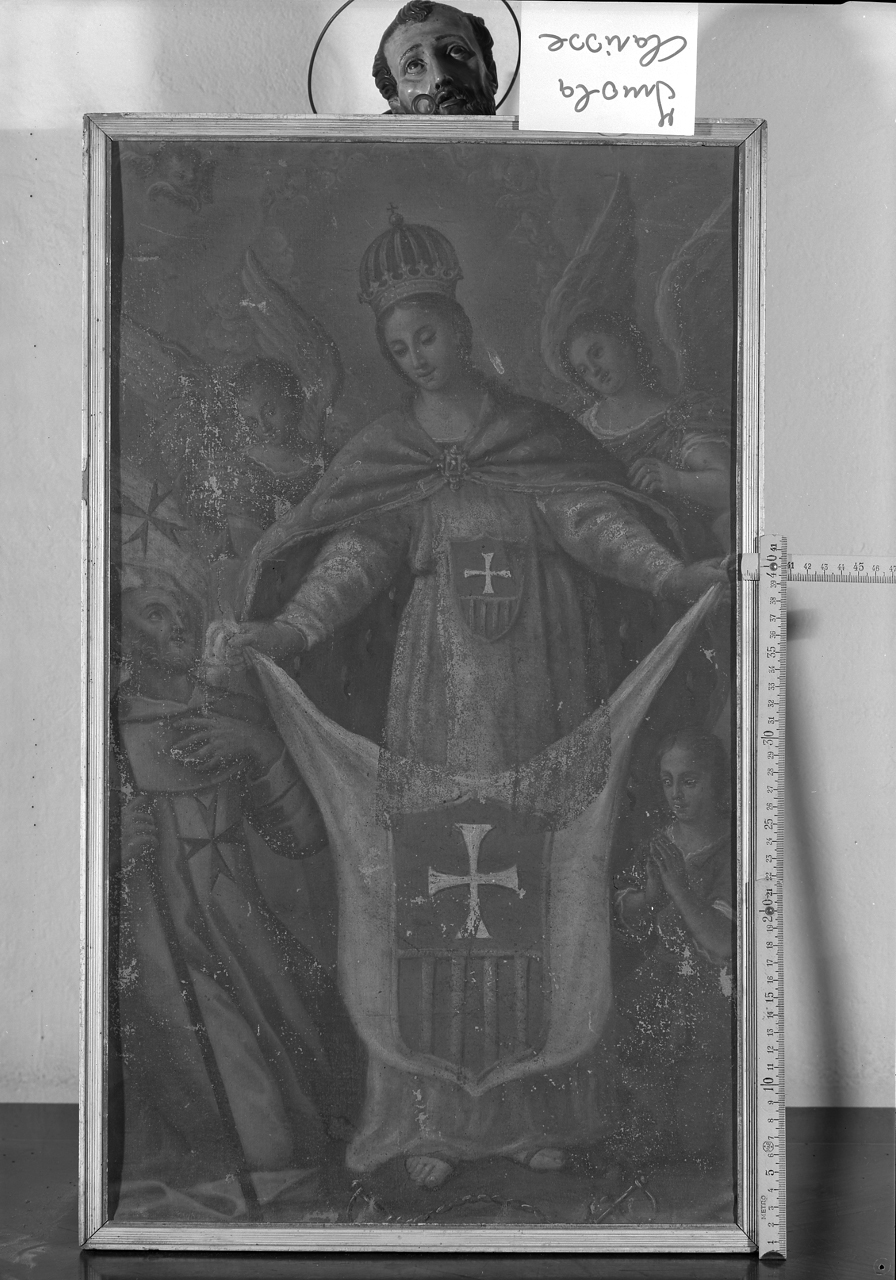 Madonna del riscatto, Madonna tra santi e angeli (dipinto) - ambito emiliano (fine sec. XVII)