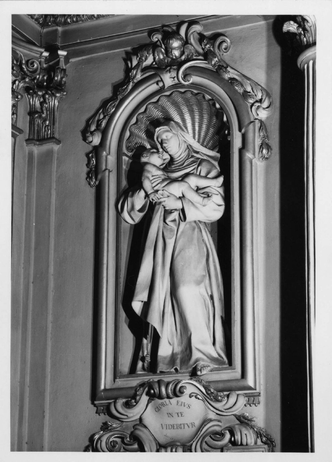 Santa Caterina da Bologna (statua, elemento d'insieme) di Piò Angelo (sec. XVIII)