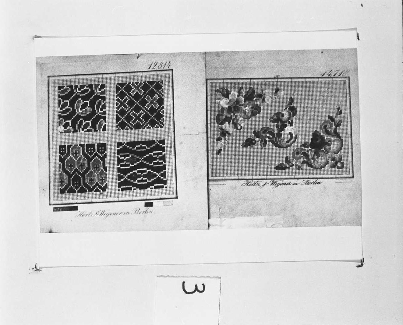 motivi decorativi (stampa a colori) - ambito tedesco (fine sec. XIX)