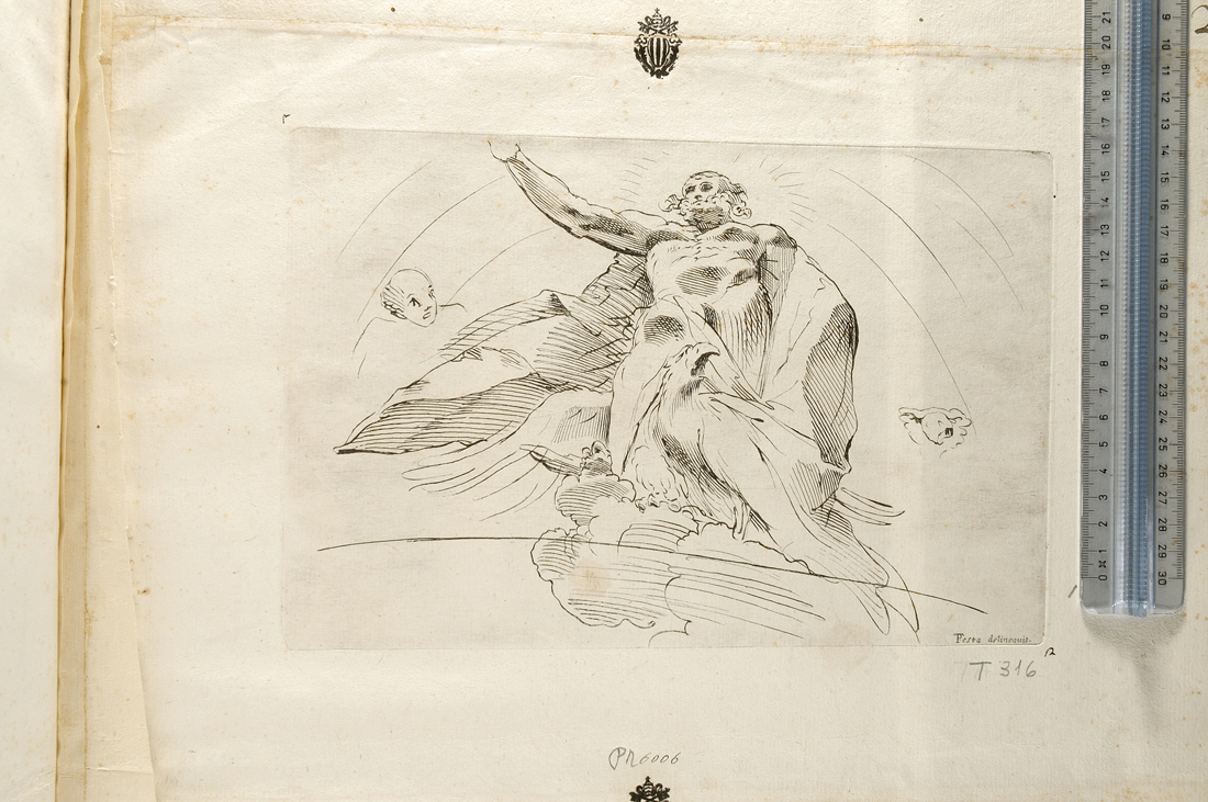 Dio Padre (stampa) di Testa Pietro, Testa Giovanni Cesare (?) (sec. XVII)