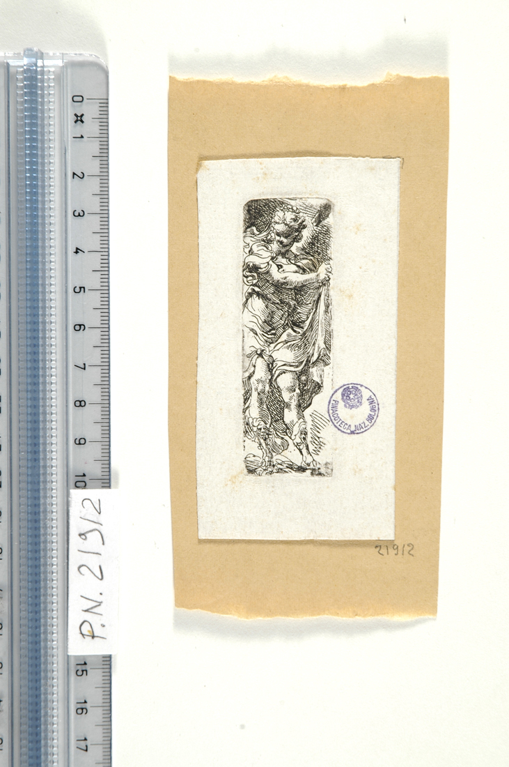 figura in piedi (stampa) di Gandolfi Gaetano (secc. XVIII/ XIX)