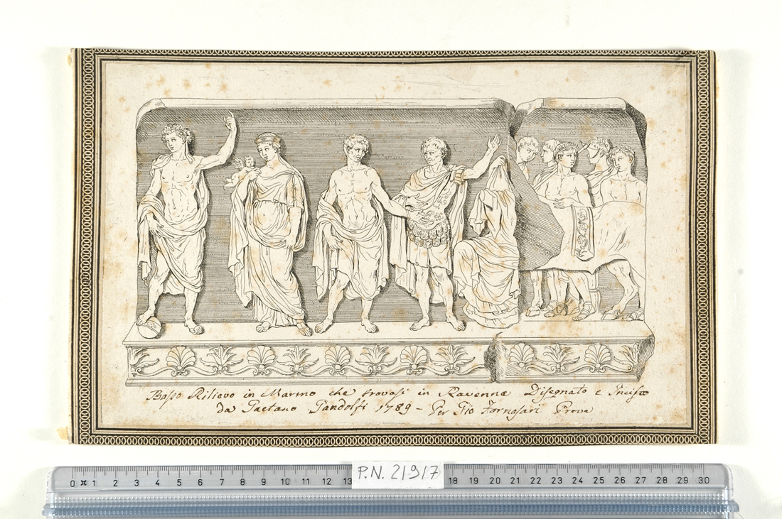 bassorilievo (stampa) di Gandolfi Gaetano (sec. XVIII)