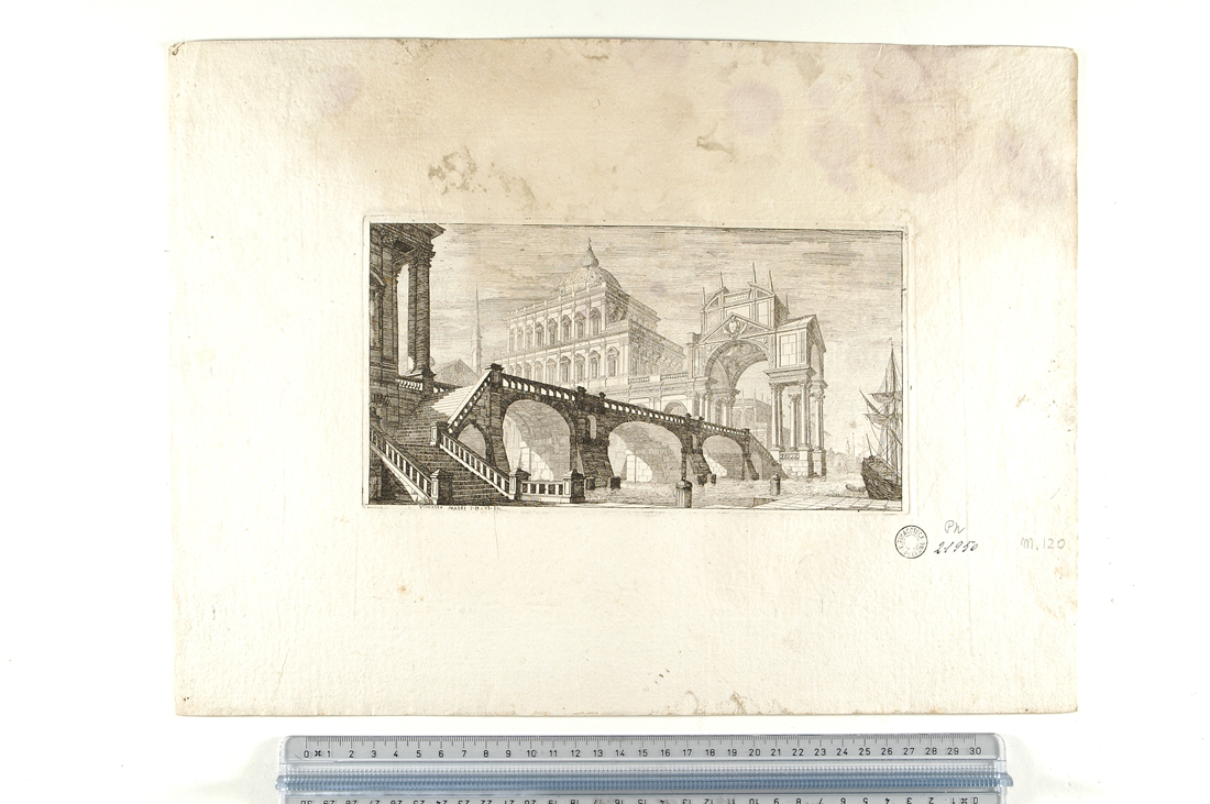 scenografia (stampa) di Mazzi Vincenzo (seconda metà sec. XVIII)