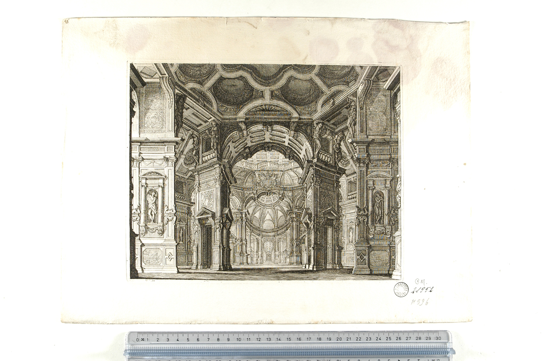 scenografia (stampa) di Mazzi Vincenzo (seconda metà sec. XVIII)