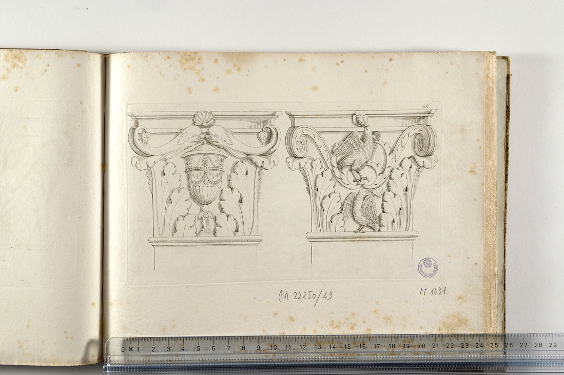 capitelli (stampa) di Magazzari Giovanni (sec. XIX)