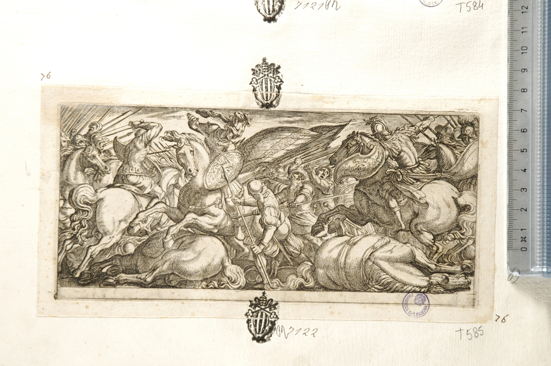 battaglia (stampa) di Tempesta Antonio (secc. XVI/ XVII)