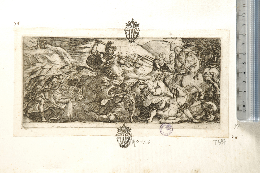 battaglia (stampa) di Tempesta Antonio (secc. XVI/ XVII)