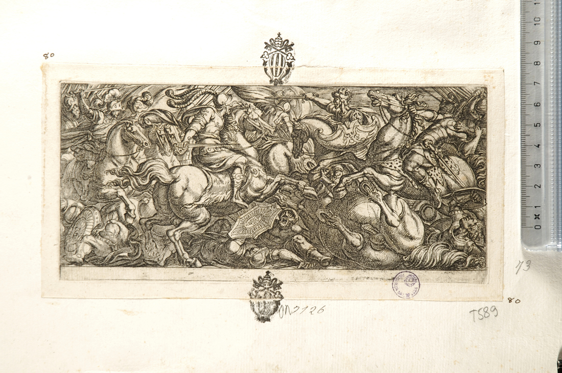battaglia (stampa) di Tempesta Antonio (secc. XVI/ XVII)