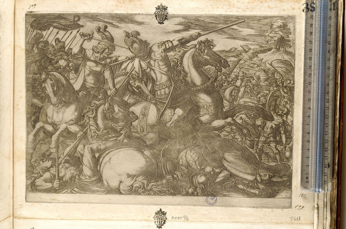 battaglia (stampa) di Tempesta Antonio (secc. XVI/ XVII)