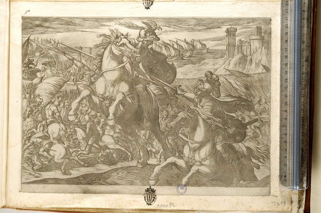 battaglia (stampa) di Tempesta Antonio (secc. XVI/ XVII)