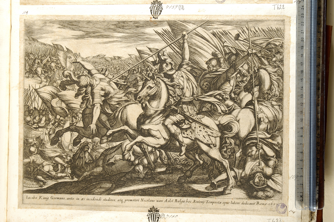 battaglia (stampa) di Tempesta Antonio (sec. XVII)