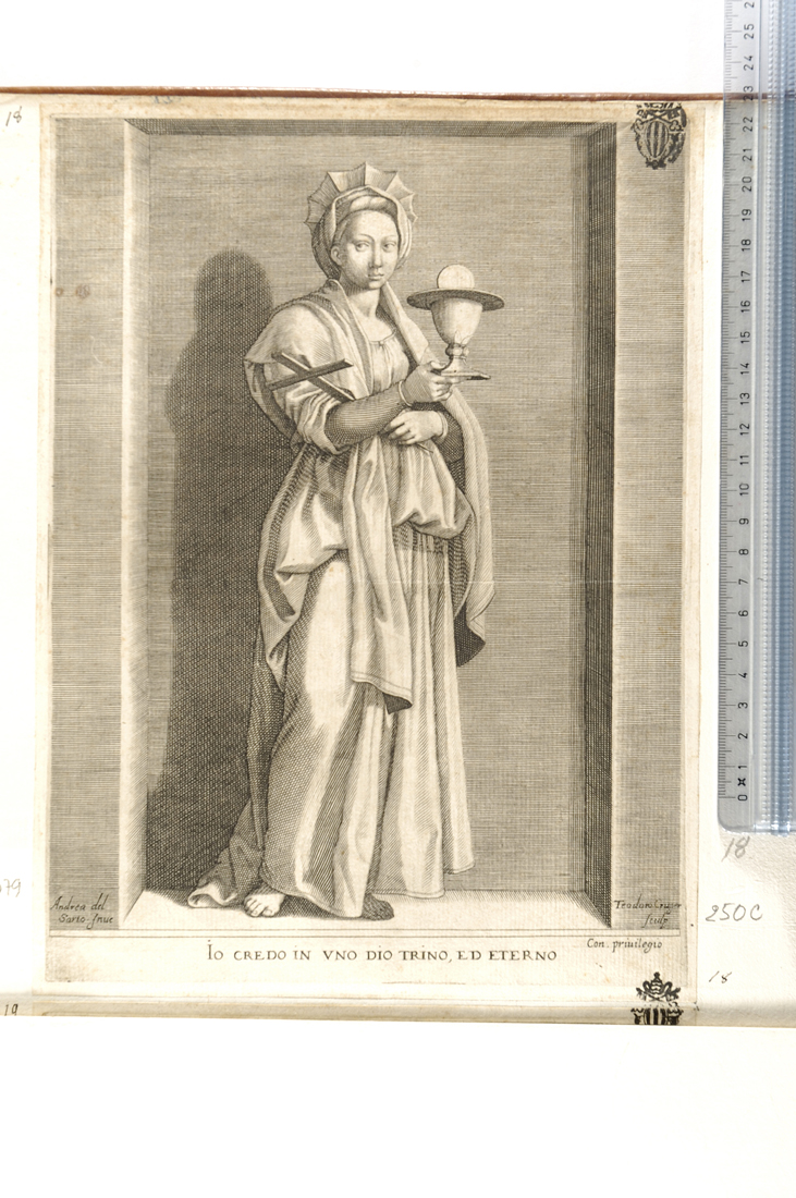 Fede (stampa) di Andrea del Sarto, Kruger Dietrich (sec. XVII)