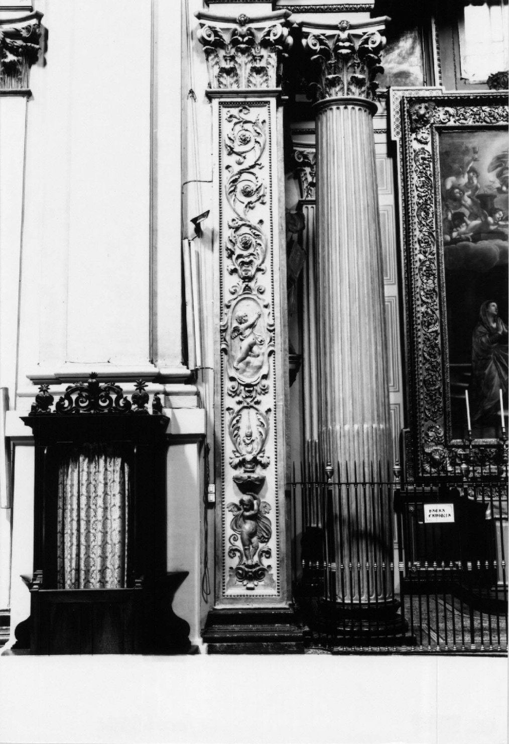 candelabre (rilievo) di Tedeschi Giovanni detto Todeschino (sec. XVII)