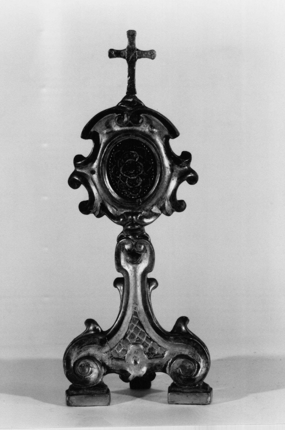 reliquiario - a ostensorio - manifattura bolognese (metà sec. XVIII)