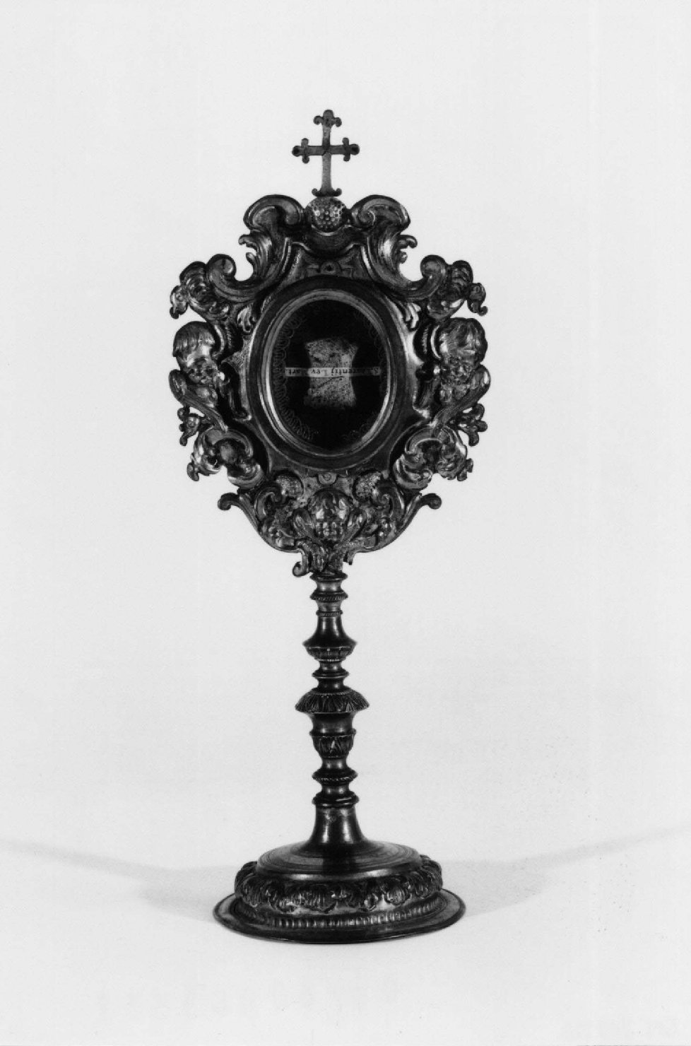 reliquiario - a ostensorio - manifattura bolognese (sec. XVIII)