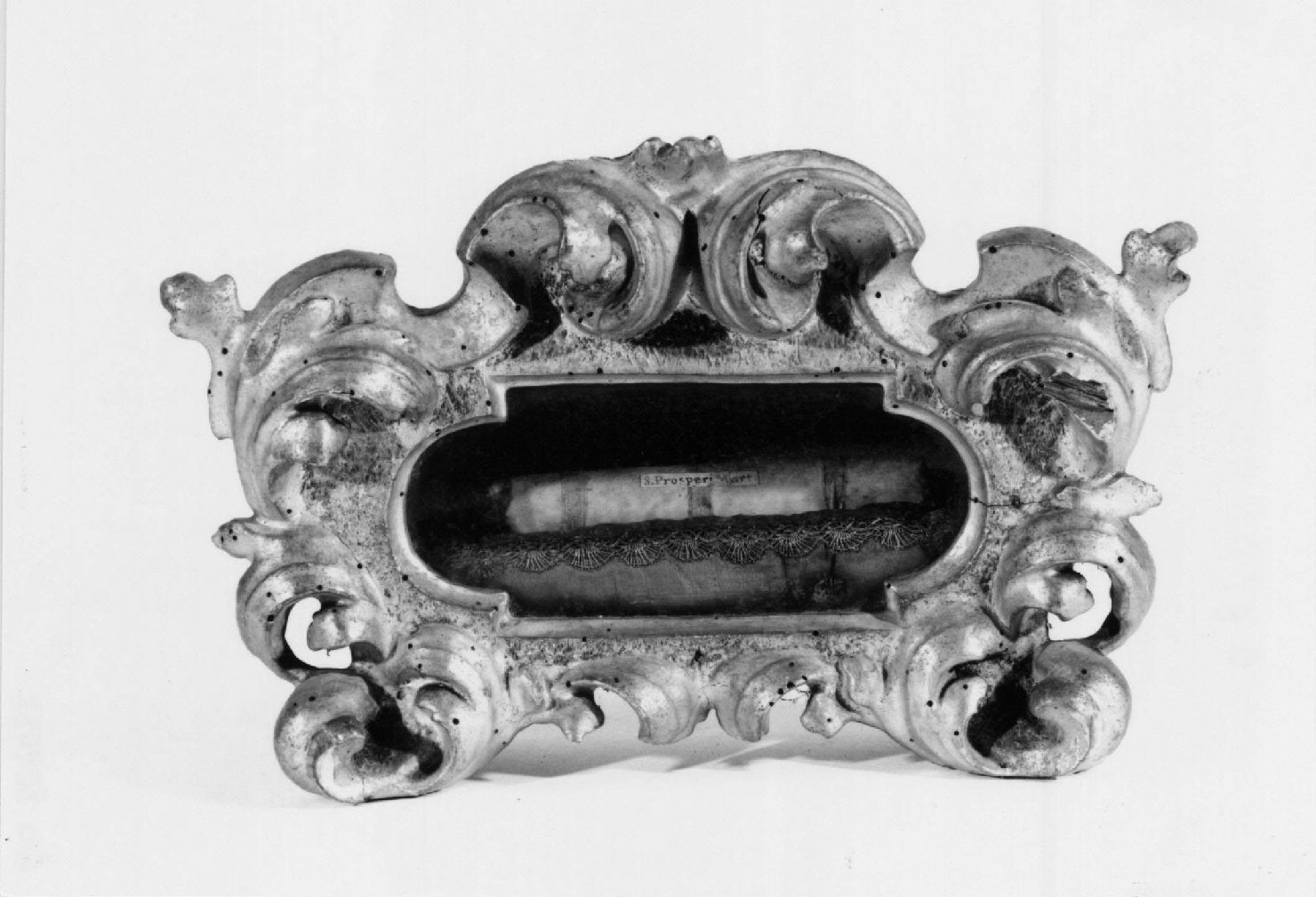 reliquiario a teca - a urna - manifattura bolognese (sec. XVII)