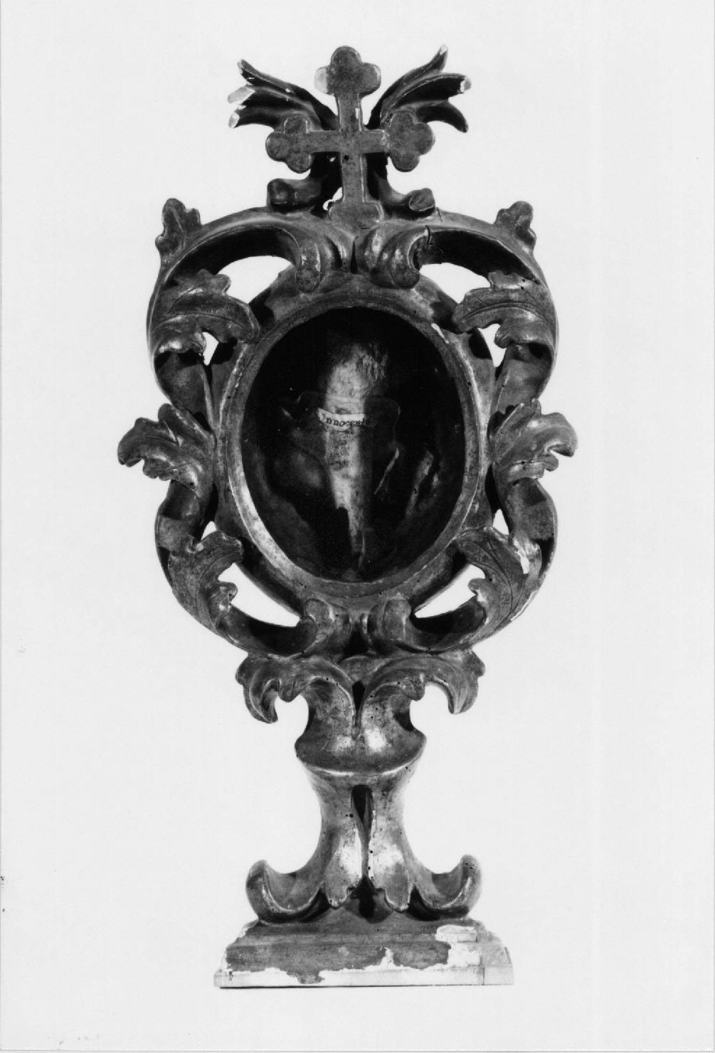 reliquiario - a ostensorio - manifattura bolognese (sec. XVII)