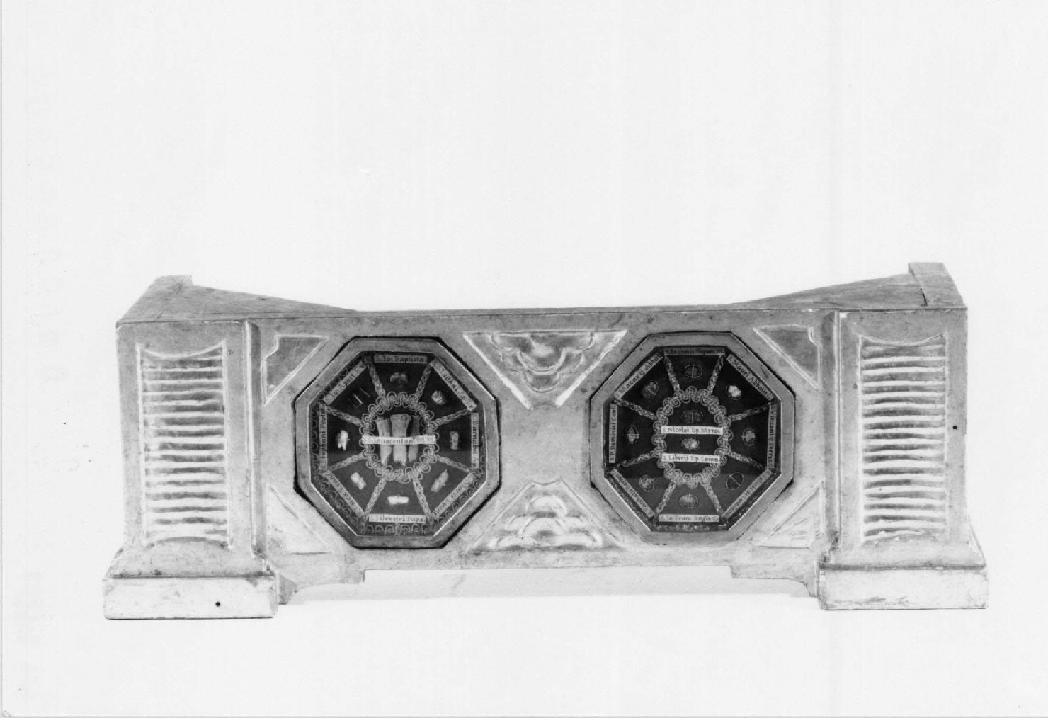 reliquiario - a cassetta - manifattura bolognese (sec. XIX)