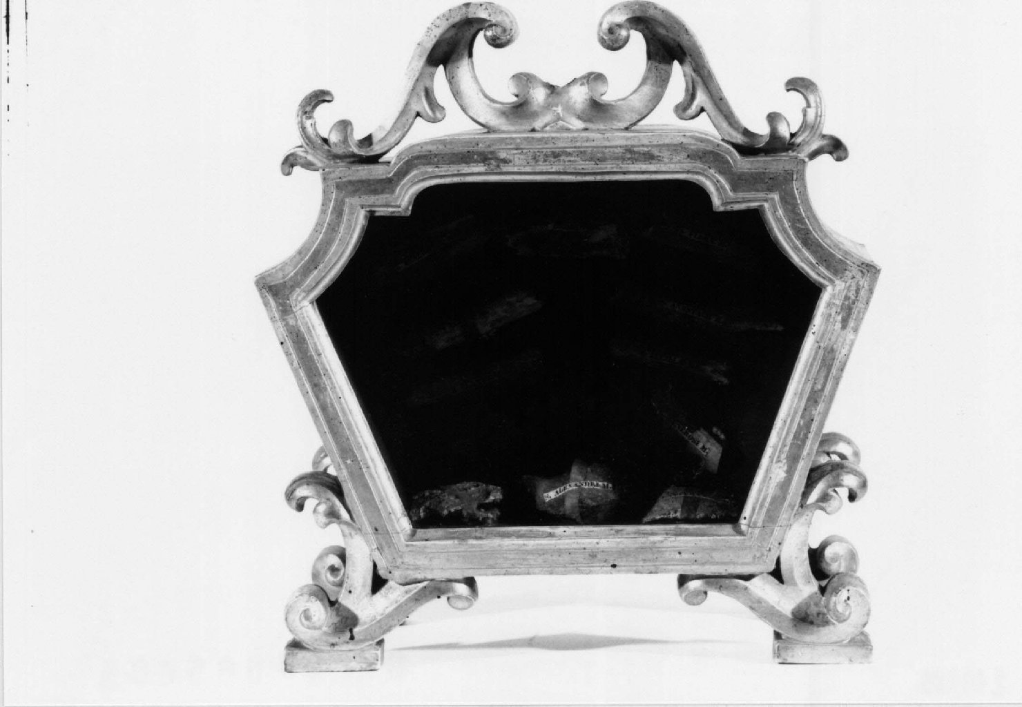 reliquiario a teca - a urna - manifattura bolognese (metà sec. XVIII)