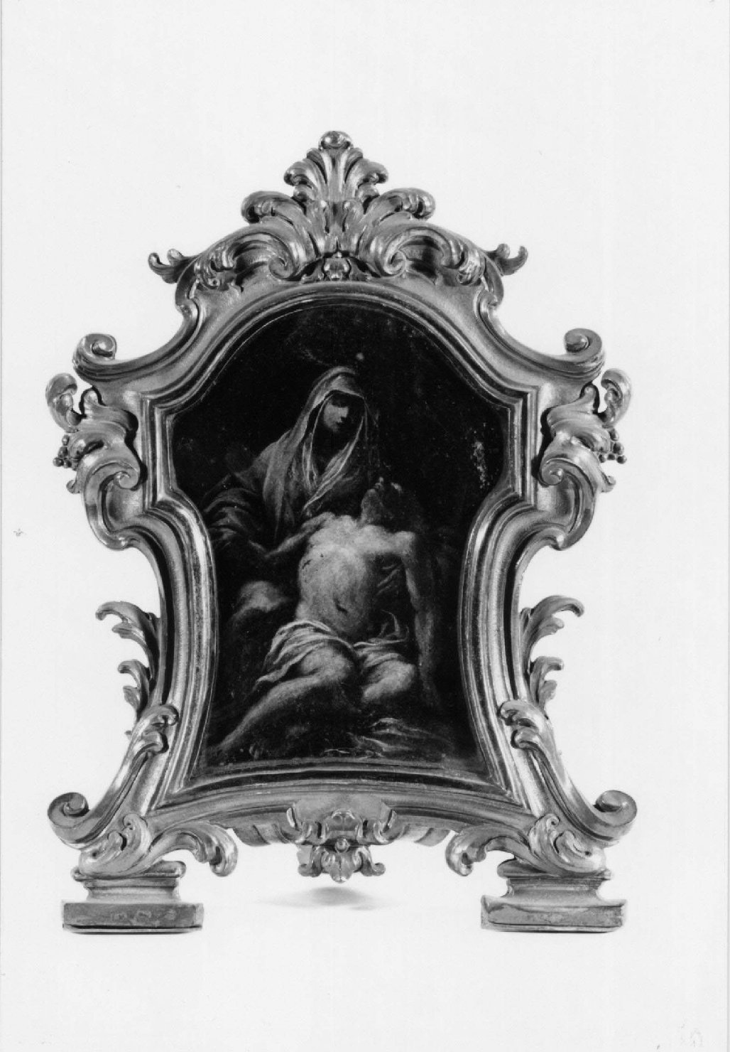pietà (pace - a tavoletta) di Gambari Bonaventura (attribuito), Varotti Giuseppe (attribuito) (sec. XVIII)