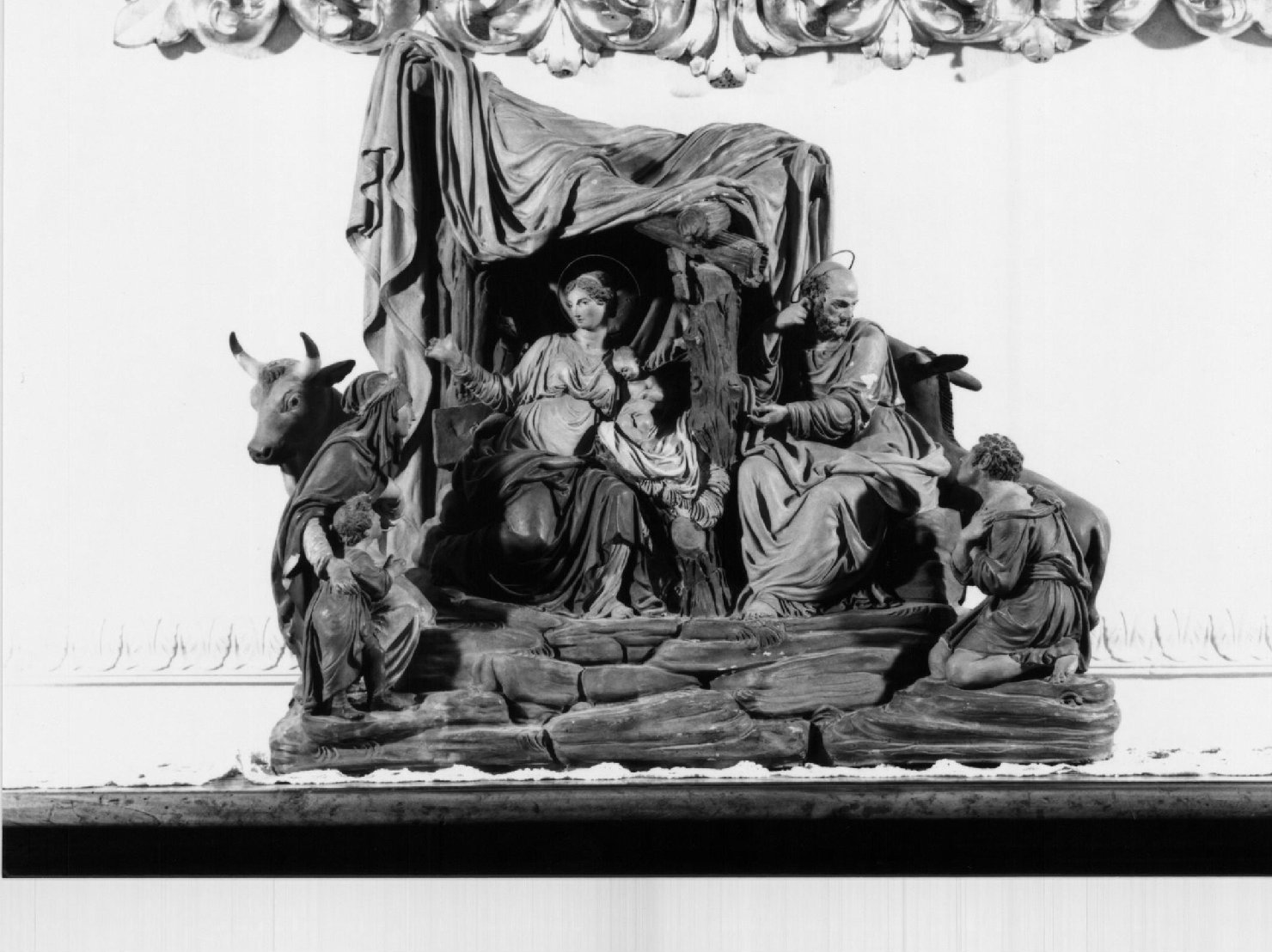 presepio - ambito napoletano (?) (secc. XIX/ XX)