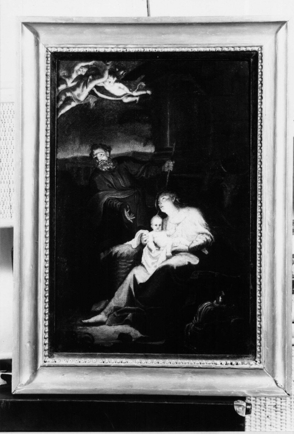 natività di Gesù (dipinto) - ambito emiliano (seconda metà sec. XVII)