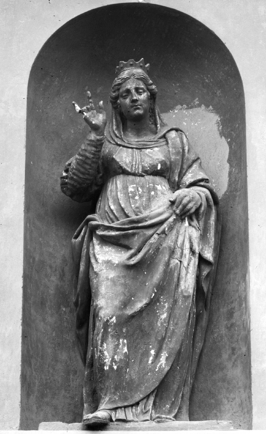 regina Ester (statua) di Brunelli Gabriele (attribuito) (sec. XVII)