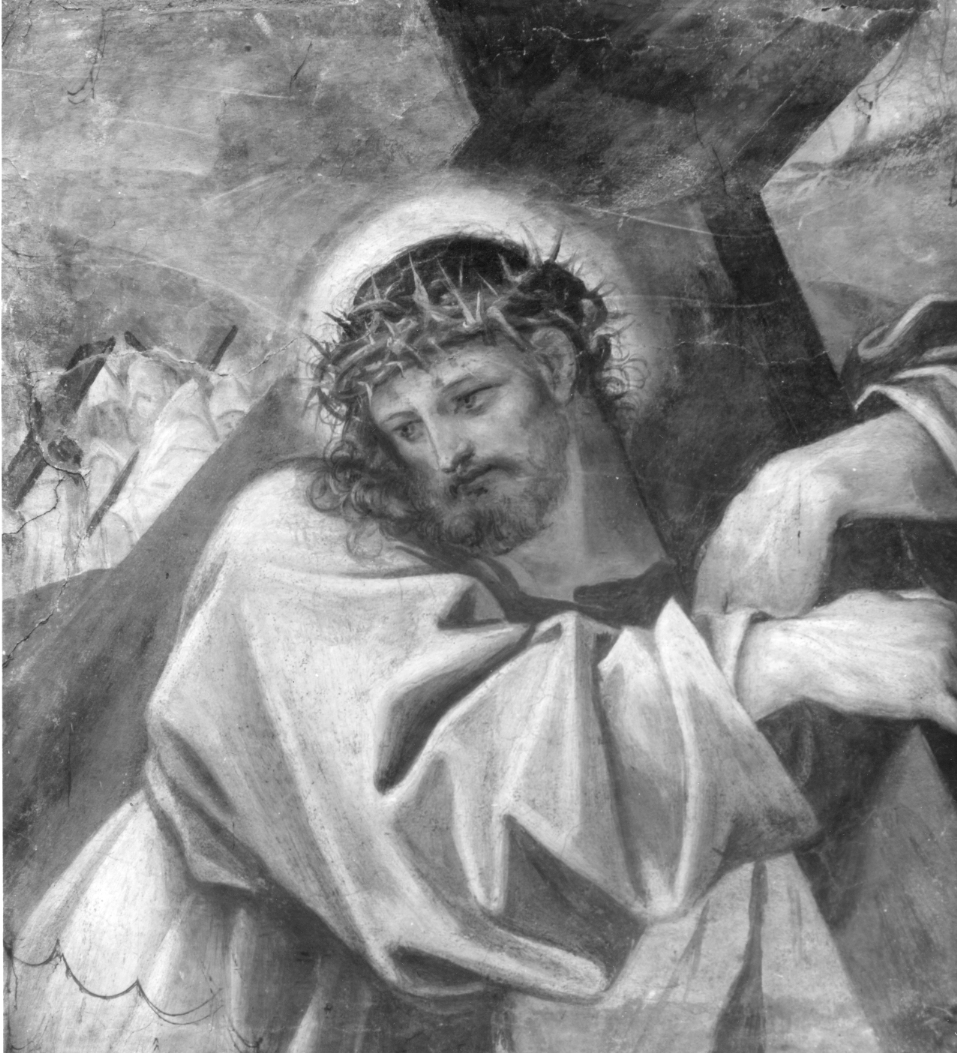 Cristo portacroce (dipinto murale) di Carracci Ludovico (sec. XVI)