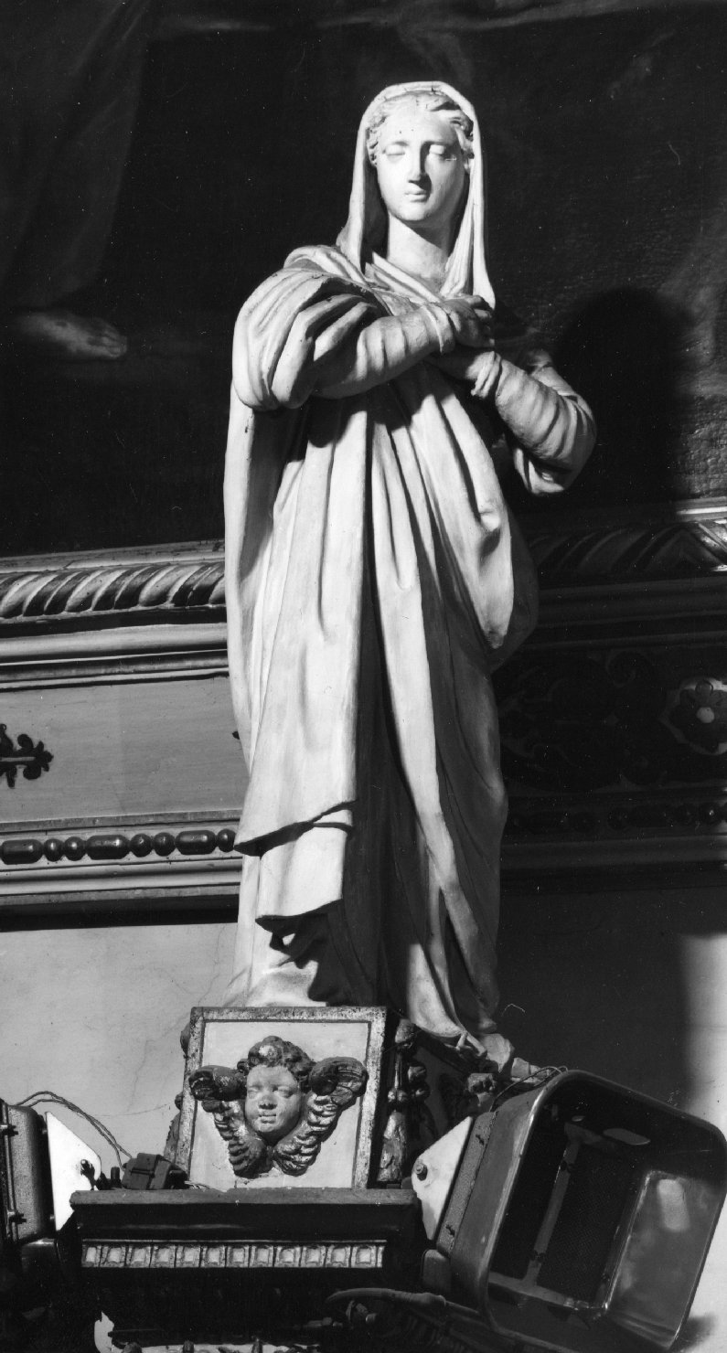 Madonna annunciata (statua) - ambito bolognese (metà sec. XVII)