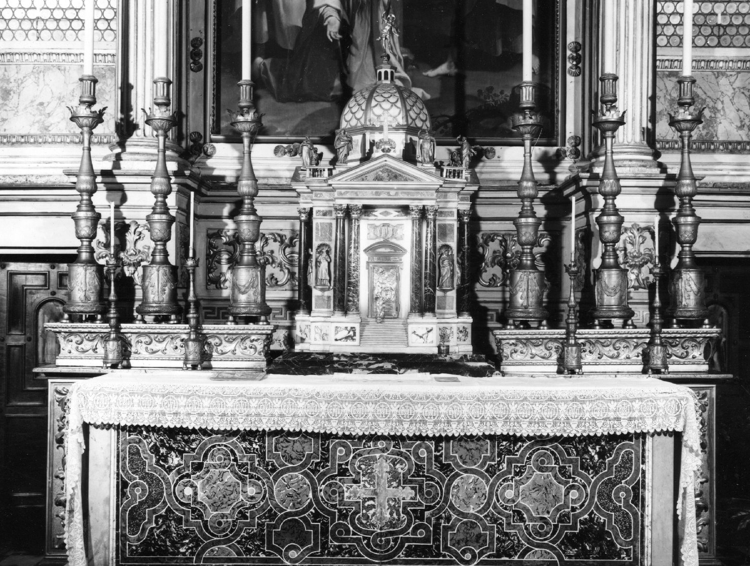 tabernacolo - a tempietto di Scandellari Filippo, Bistega Luca Antonio (seconda metà sec. XVIII)