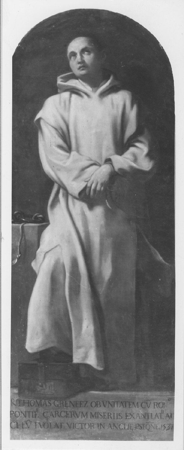 beato Tommaso Grenier (dipinto) di Gessi Francesco (sec. XVII)