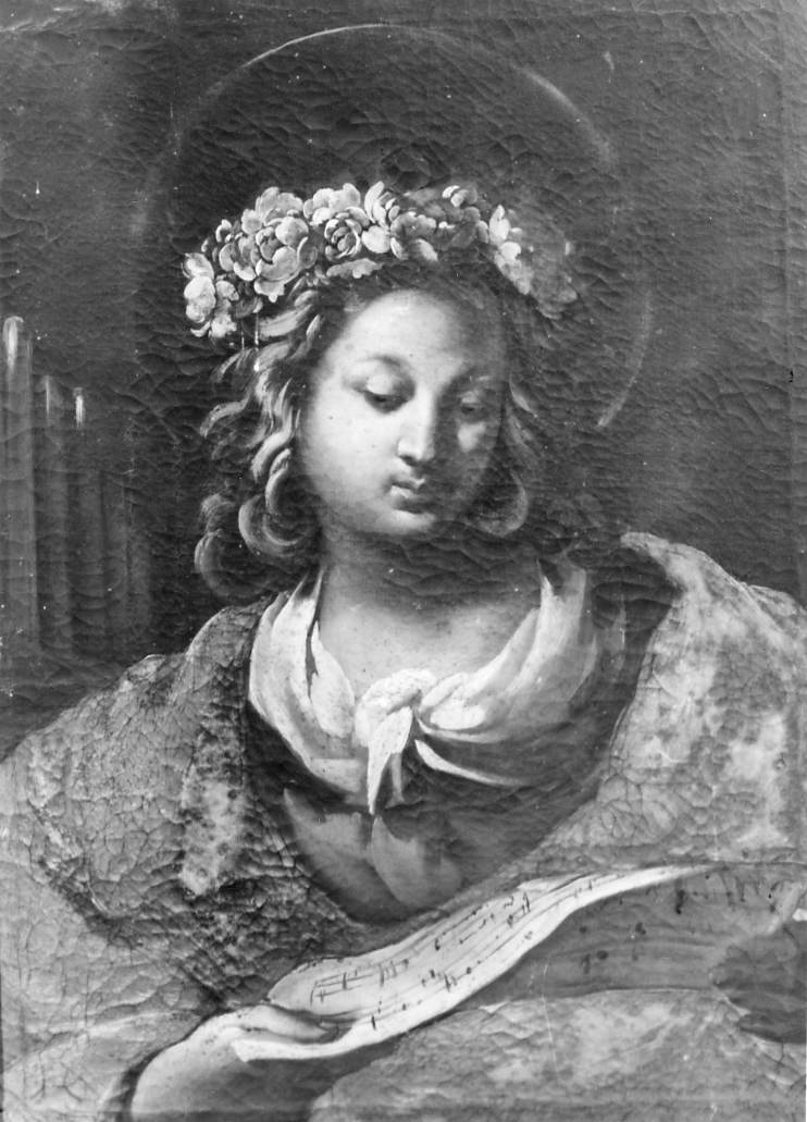 Santa Cecilia (dipinto) di Rossi Nunzio (attribuito) (sec. XVII)