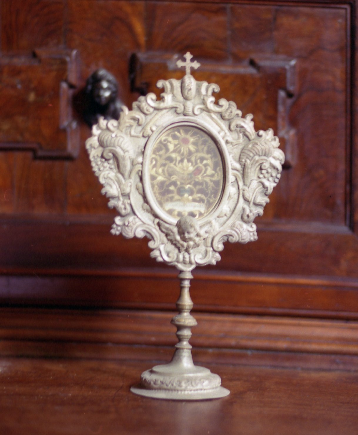 reliquiario - a ostensorio - bottega bolognese (sec. XVIII)