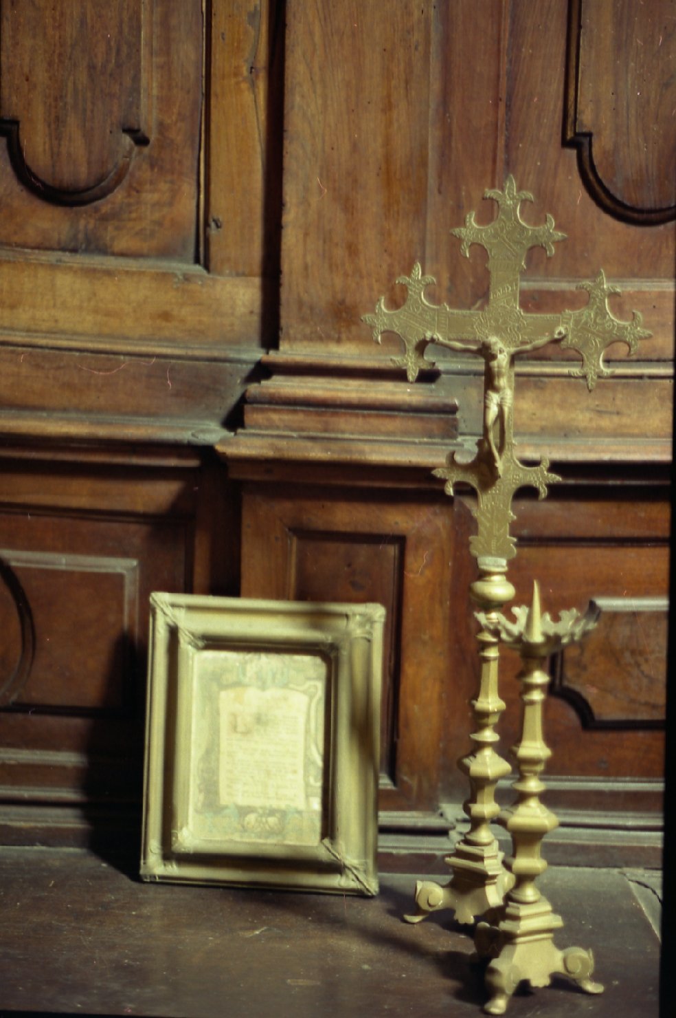 candeliere d'altare - manifattura italiana (prima metà sec. XX)