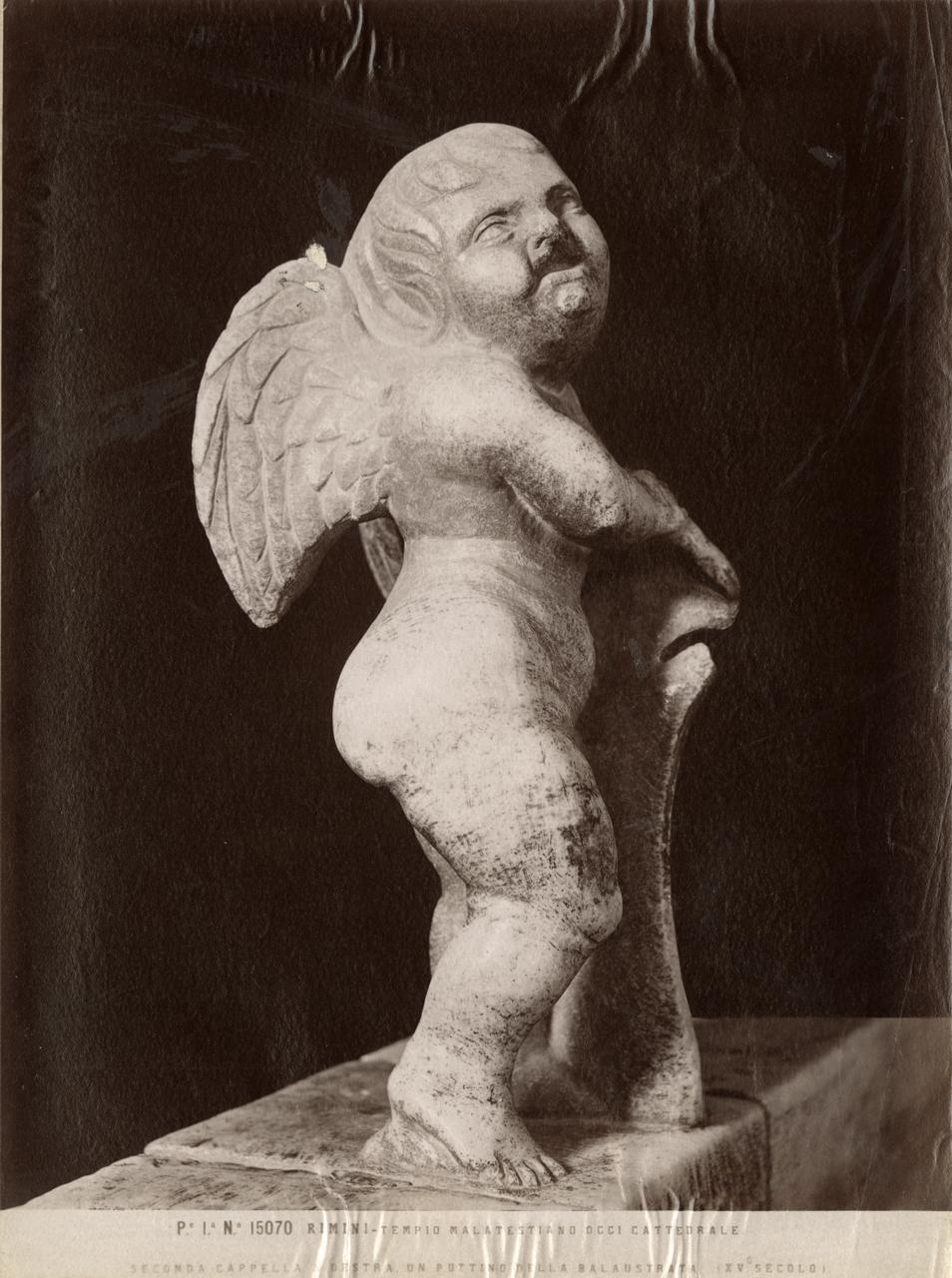 Putto - Sculture (positivo) di Agostino di Duccio (e aiuti), Fratelli Alinari (ditta) (XIX)
